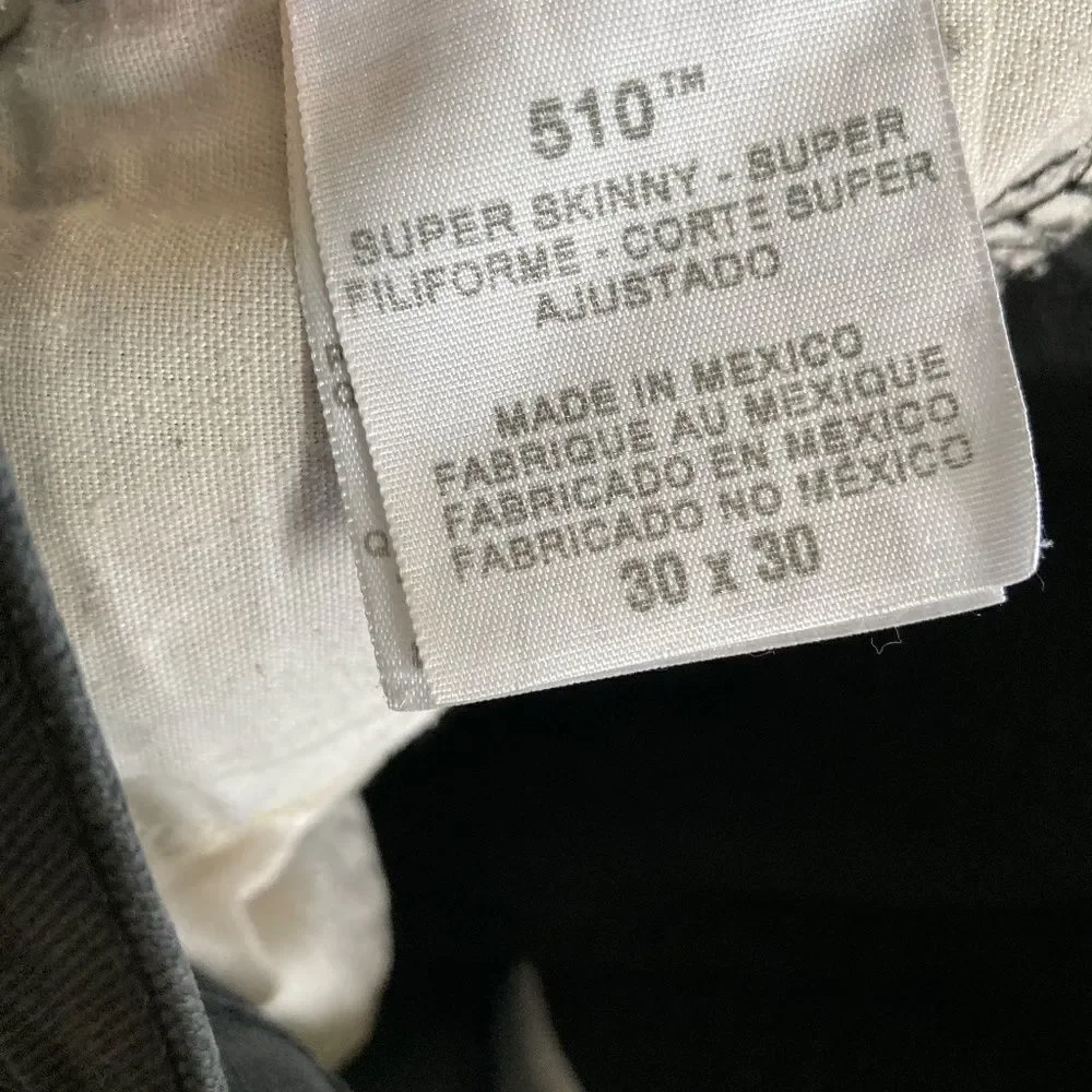 Levi’s 510 Super Skinny denim jeans